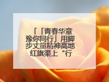 「青春华章 豫你同行」用脚步丈量精神高地 红旗渠上“行走的思政课”
