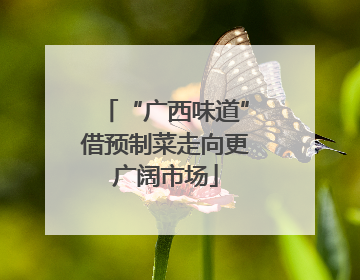 “广西味道”借预制菜走向更广阔市场