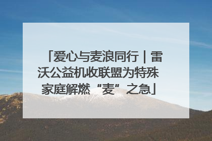 爱心与麦浪同行｜雷沃公益机收联盟为特殊家庭解燃“麦”之急