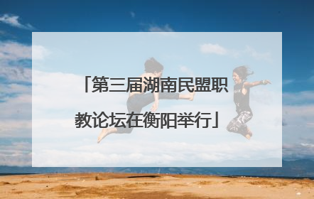 第三届湖南民盟职教论坛在衡阳举行