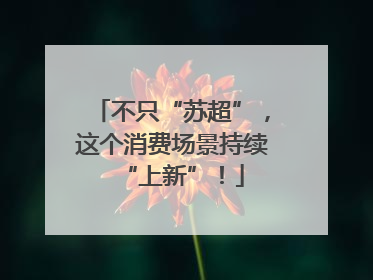 不只“苏超”，这个消费场景持续“上新”！