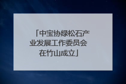 中宝协绿松石产业发展工作委员会在竹山成立