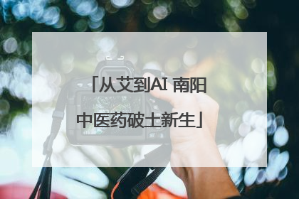从艾到AI 南阳中医药破土新生