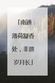 南通：薄荷凝香处，非遗岁月长