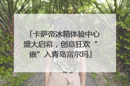 卡萨帝冰箱体验中心盛大启幕，创意狂欢“嵌”入青岛富尔玛