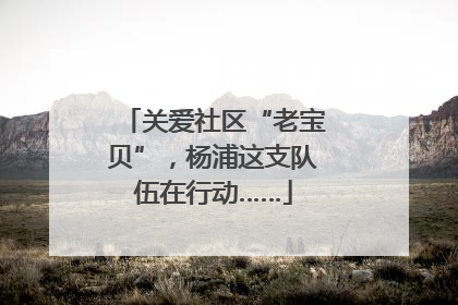 关爱社区“老宝贝”，杨浦这支队伍在行动……