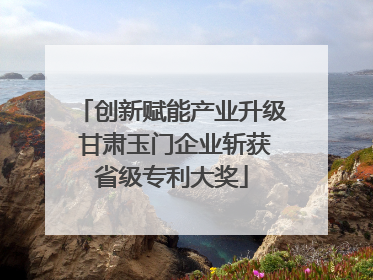 创新赋能产业升级 甘肃玉门企业斩获省级专利大奖
