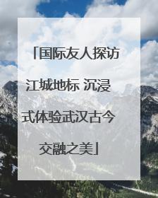 国际友人探访江城地标 沉浸式体验武汉古今交融之美