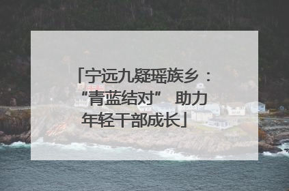宁远九疑瑶族乡：“青蓝结对” 助力年轻干部成长