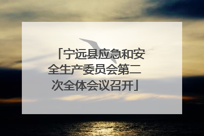 宁远县应急和安全生产委员会第二次全体会议召开
