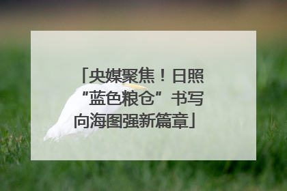 央媒聚焦！日照“蓝色粮仓”书写向海图强新篇章