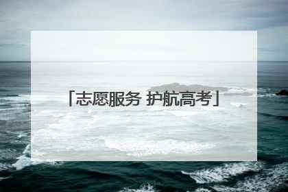 志愿服务 护航高考