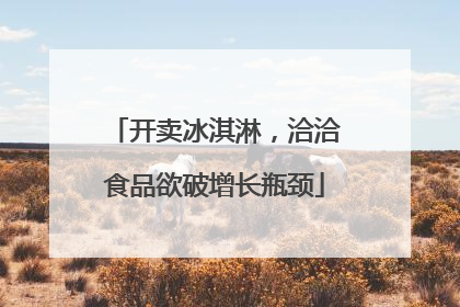 开卖冰淇淋，洽洽食品欲破增长瓶颈