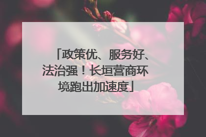 政策优、服务好、法治强！长垣营商环境跑出加速度