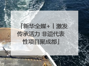 新华全媒+丨激发传承活力 非遗代表性项目聚成都