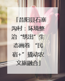 昔阳县石寨沟村：环境整治“绣出”生态画卷 “民宿+”撬动农文旅融合