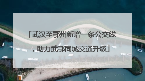 武汉至鄂州新增一条公交线，助力武鄂同城交通升级