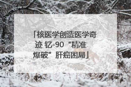 核医学创造医学奇迹 钇-90“精准爆破”肝癌困局
