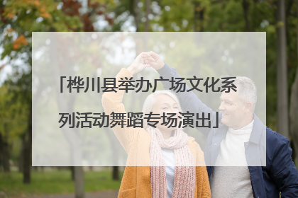 桦川县举办广场文化系列活动舞蹈专场演出