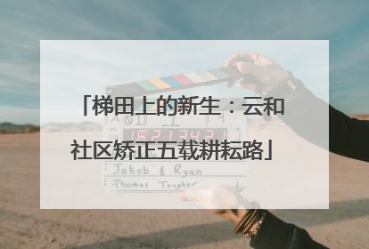 梯田上的新生：云和社区矫正五载耕耘路