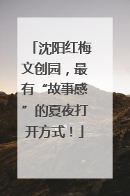 沈阳红梅文创园，最有“故事感”的夏夜打开方式！