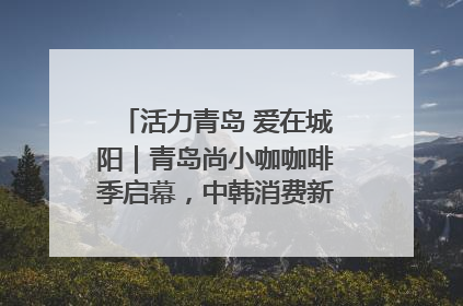 活力青岛 爱在城阳｜青岛尚小咖咖啡季启幕，中韩消费新场景点燃夏日热情