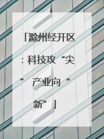 滁州经开区：科技攻“尖” 产业向“新”