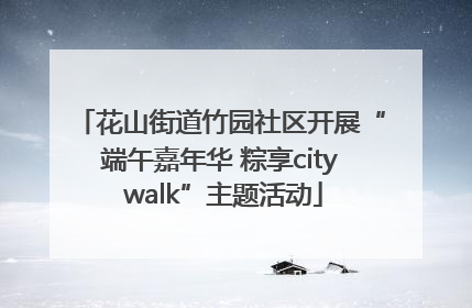 花山街道竹园社区开展“端午嘉年华 粽享city walk”主题活动