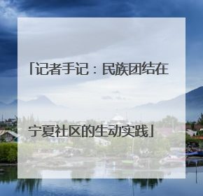 记者手记：民族团结在宁夏社区的生动实践