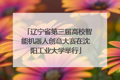 辽宁省第三届高校智能机器人创意大赛在沈阳工业大学举行