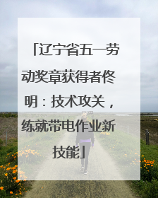 辽宁省五一劳动奖章获得者佟明：技术攻关，练就带电作业新技能