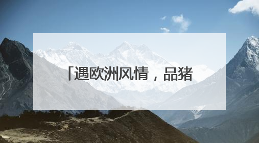 遇欧洲风情，品猪肉盛宴，天津餐厅推广活动正式启幕