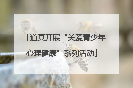 道真开展“关爱青少年心理健康”系列活动