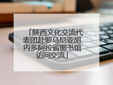陕西文化交流代表团赴罗马尼亚胡内多阿拉省图书馆访问交流