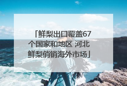 鲜梨出口覆盖67个国家和地区 河北鲜梨俏销海外市场