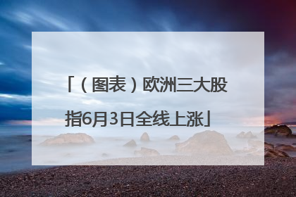 （图表）欧洲三大股指6月3日全线上涨