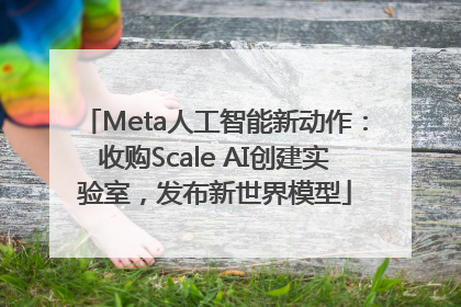 Meta人工智能新动作：收购Scale AI创建实验室，发布新世界模型