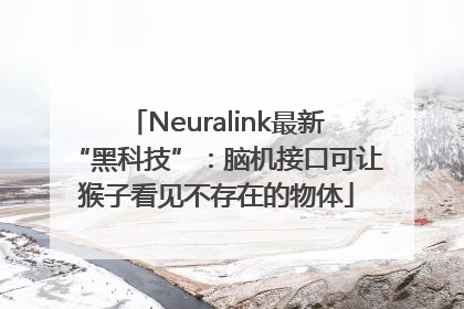 Neuralink最新“黑科技”：脑机接口可让猴子看见不存在的物体